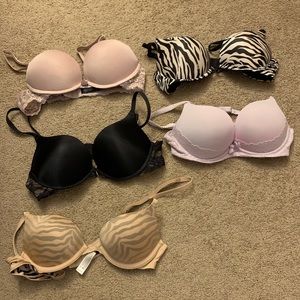 34A/32B Padded Pushup Bra’s